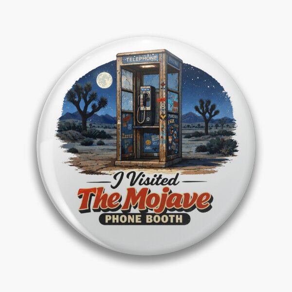 Item preview, I Visited The Mojave Phone Booth Late Night Full Moon Design designed and sold by Peter Stawicki.