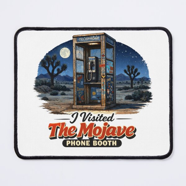 Item preview, I Visited The Mojave Phone Booth Late Night Full Moon Design designed and sold by Peter Stawicki.