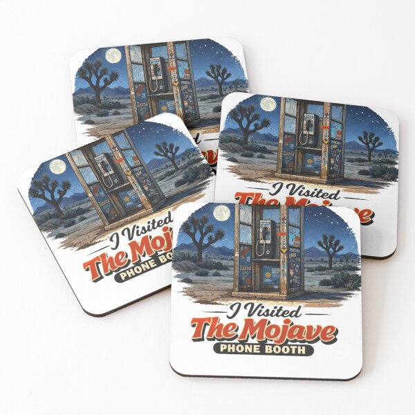 Item preview, I Visited The Mojave Phone Booth Late Night Full Moon Design designed and sold by Peter Stawicki.