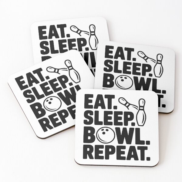 Item preview, Eat. Sleep. Bowl. Repeat. designed and sold by Frank Ring.