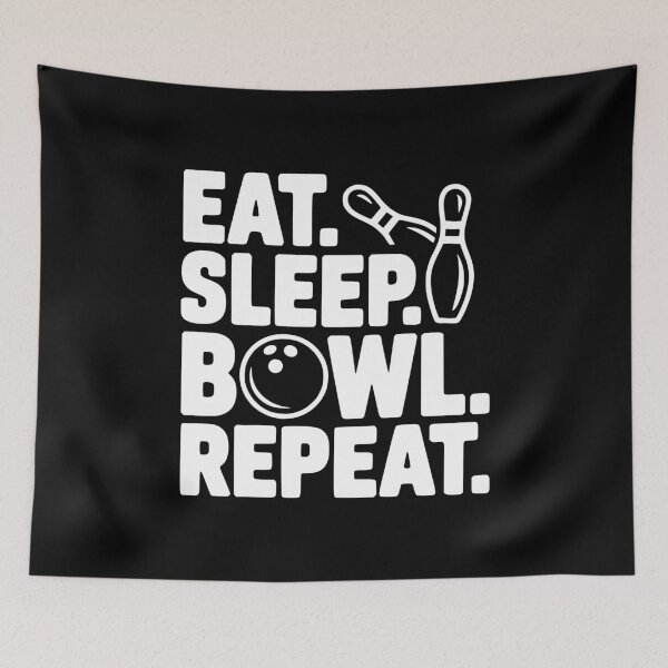 Item preview, Eat. Sleep. Bowl. Repeat. designed and sold by Frank Ring.