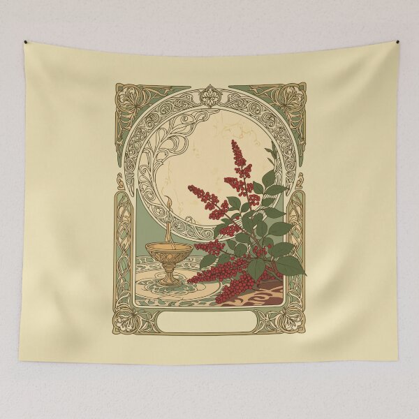 Item preview, Sunrise Berries Sumac on Haft-Sin designed and sold by taiche.