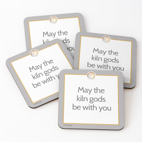 Item preview, May the Kiln Gods Be With You – Metal Clay Artist Humor designed and sold by AMCAW.