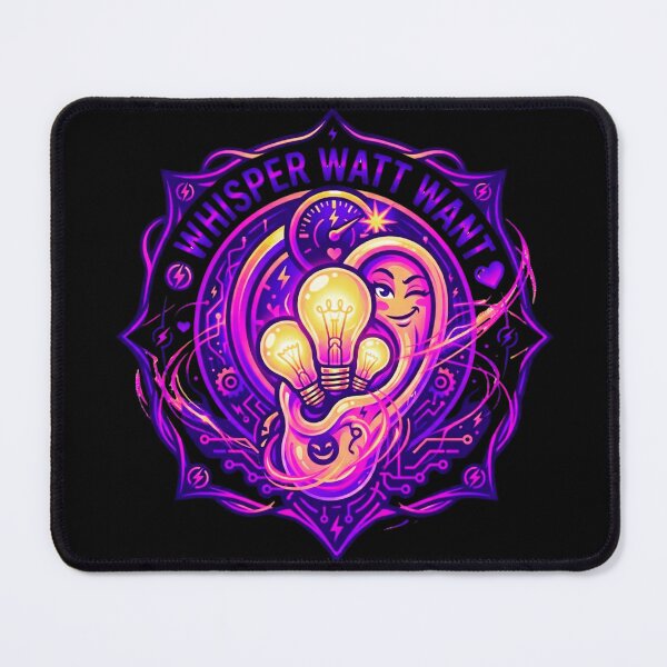 Item preview, Whisper Watt Want: Electric Inspiration & Glowing Secret Emblem designed and sold by RDproject.