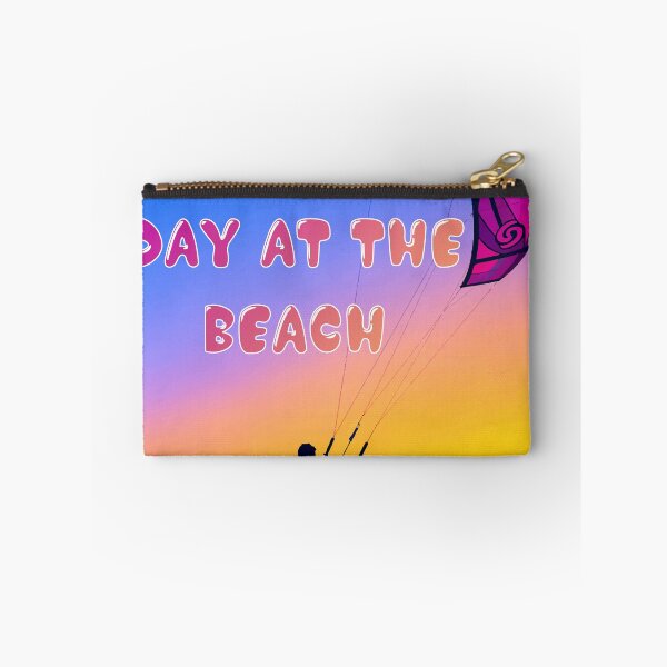 Item preview, Day at the Beach Kitesurfing Summer Sunset Action Art designed and sold by PixelWaveBD.