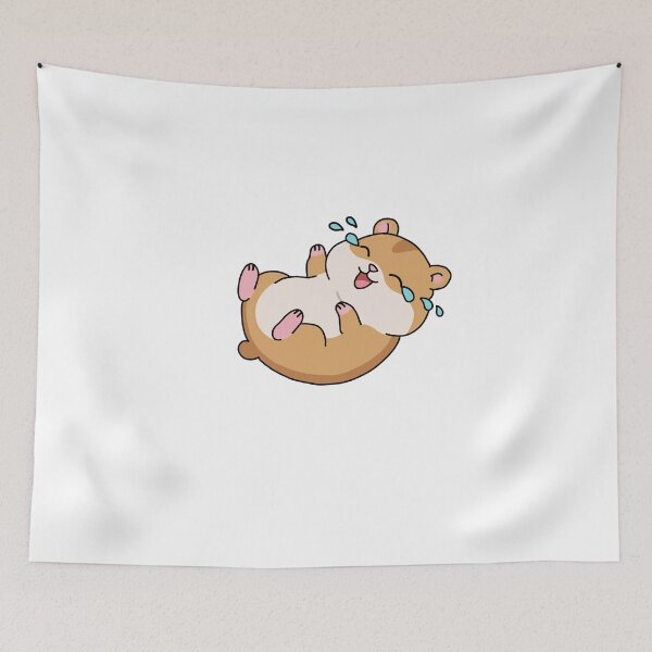 Item preview, Laughing Hamster Sticker- Cute Kawaii Happy Hamster Sticker designed and sold by pn_terest.