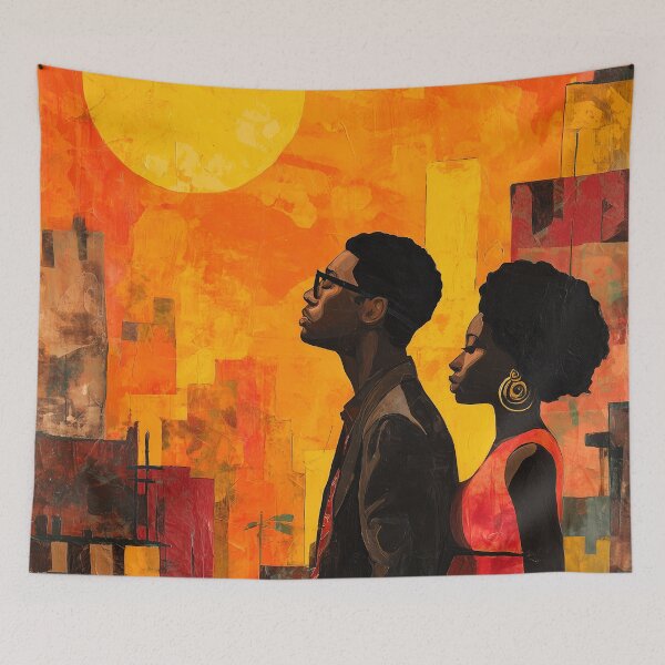 Item preview, Sunset Whispers Between Two Souls designed and sold by Venon28.