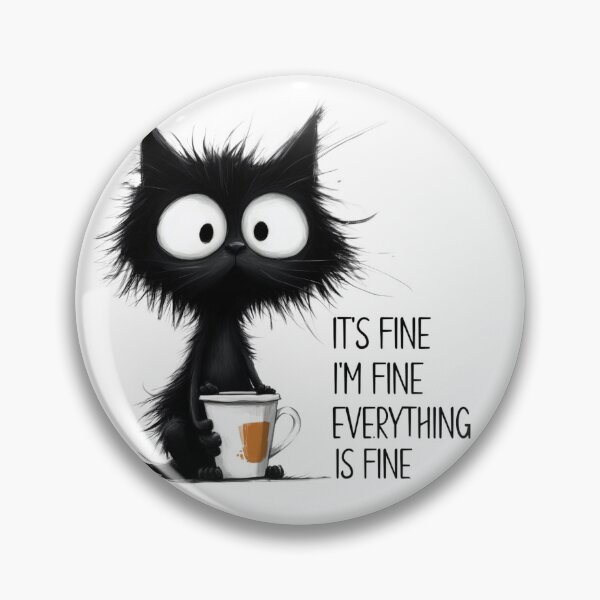 Item preview, Stressed Black Cat designed and sold by KrisGraphic45.