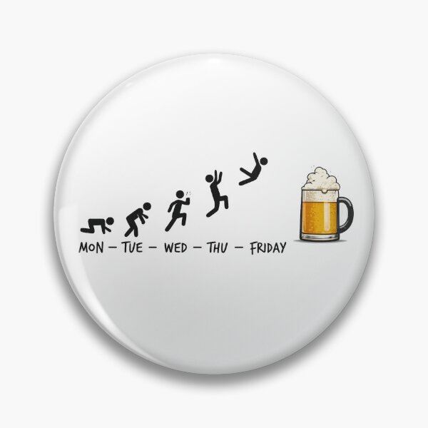Item preview, Monday to Friday Evolution – Funny Beer Weekend Design designed and sold by Szapeee.