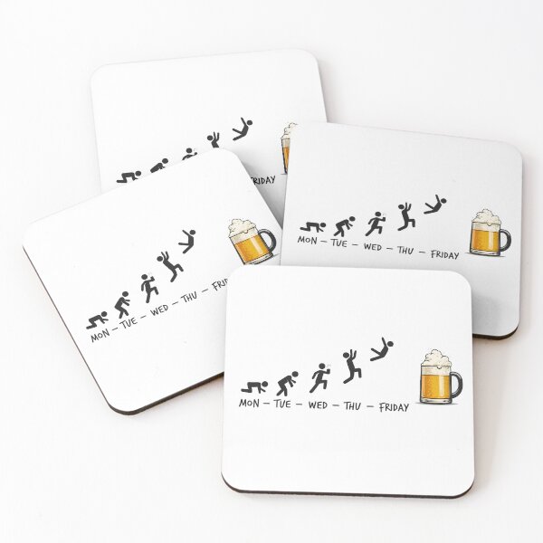 Item preview, Monday to Friday Evolution – Funny Beer Weekend Design designed and sold by Szapeee.