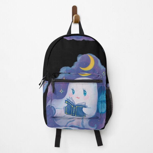 Item preview, Haunted by my TBR list - a cute ghost reading a book by Lina C. Eleste designed and sold by LinaC.Eleste.
