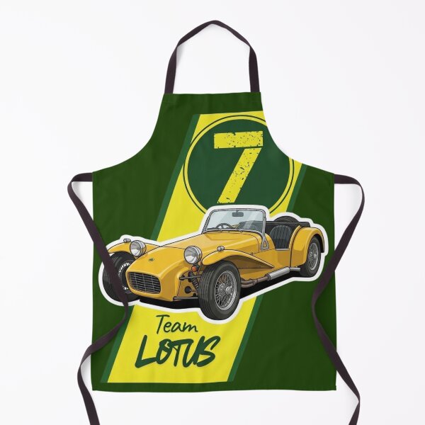 Aperçu de l'œuvre Lotus Seven - Team Lotus Vintage Racing Style créée et vendue par Fuel-Shirts.