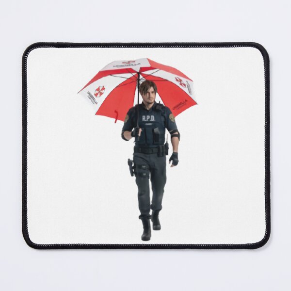 Item preview, LEON KENNEDY WITH UMBRELLA designed and sold by Cosmic Pop Lab.
