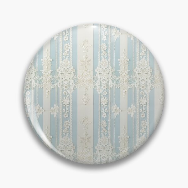 Item preview, Vintage Blue French Damask designed and sold by LouieVanille.
