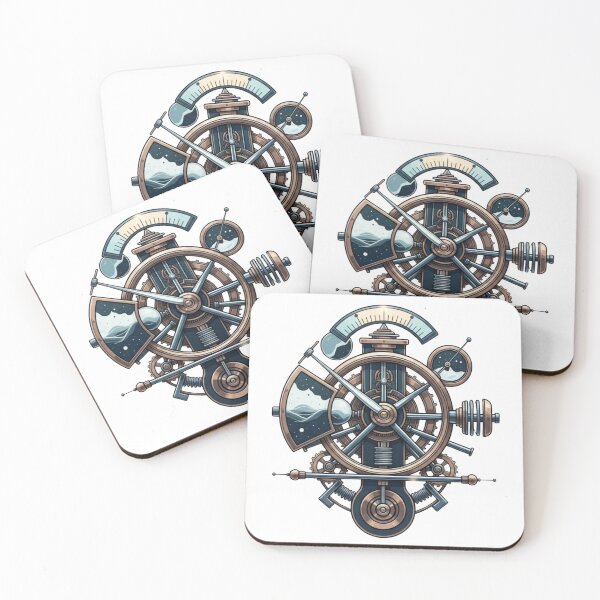 Item preview, Steampunk Octopus Navigator - Clockwork Nautical Relic" designed and sold by Dzblack.