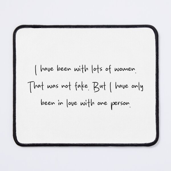Item preview, "I have been with lots of women. That was not fake. But I have only been in love with one person." - Heated Rivalry quote, Ilya Rozanov, Shane Hollander, Hollanov, the cottage, hockey romance designed and sold by RosefinchArt.