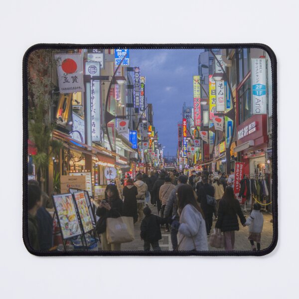 Item preview, Evening Shoppers at Ueno Nakadori Shotengai, Tokyo designed and sold by Pix4Japan.