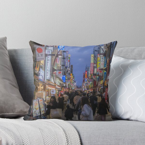 Item preview, Evening Shoppers at Ueno Nakadori Shotengai, Tokyo designed and sold by Pix4Japan.