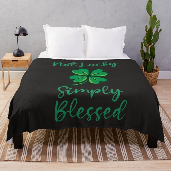 Item preview, Not Lucky Simply Blessed T-shirts designed and sold by Shevonda Thomas.