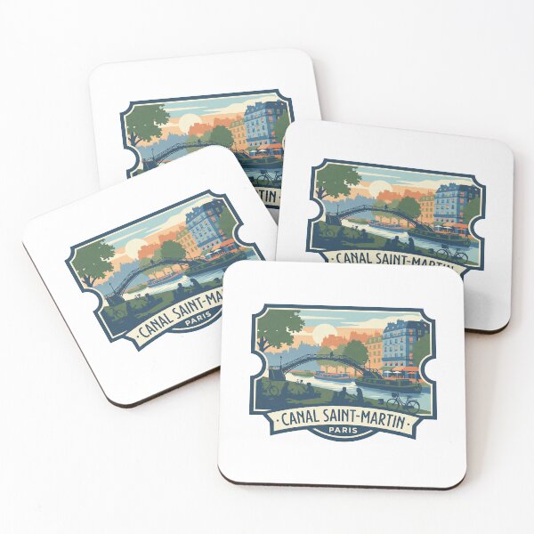 Item preview, Vintage Canal Saint-Martin Paris Travel Badge designed and sold by Baudtmann.