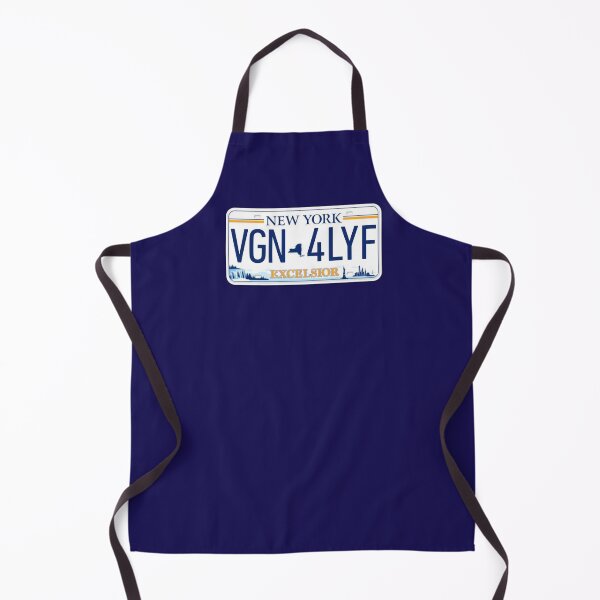 Item preview, Vegan For Life New York License Plate designed and sold by coodoosandco.
