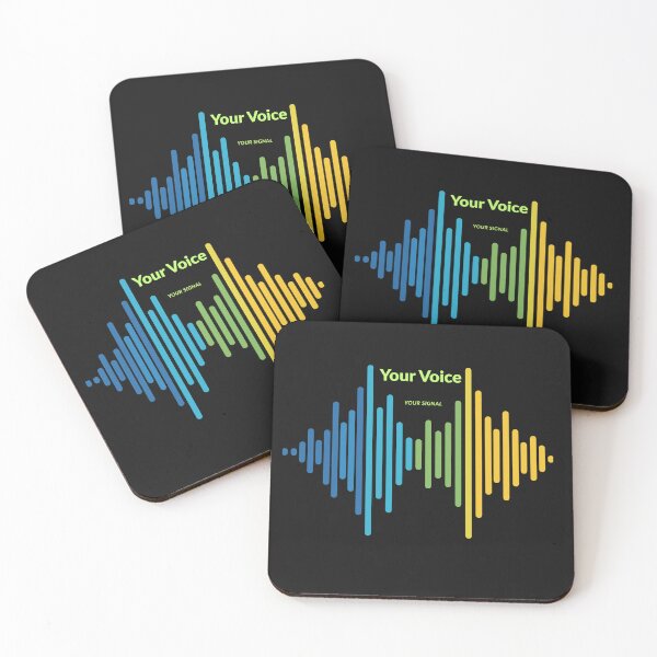 Item preview, Your Voice Your Signal – Colorful Soundwave Audio Design designed and sold by Aquarius-club.