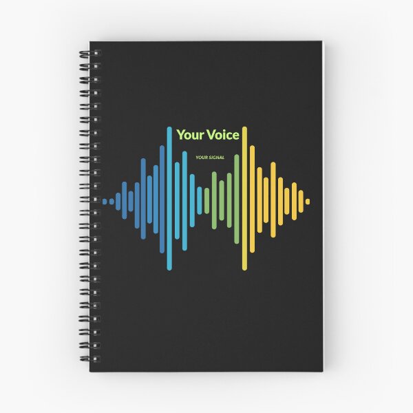 Item preview, Your Voice Your Signal – Colorful Soundwave Audio Design designed and sold by Aquarius-club.