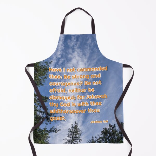 Item preview, Joshua 1:9 be strong and courageous - Inspirational Bible Verse designed and sold by InsprtnlArtbyDP.