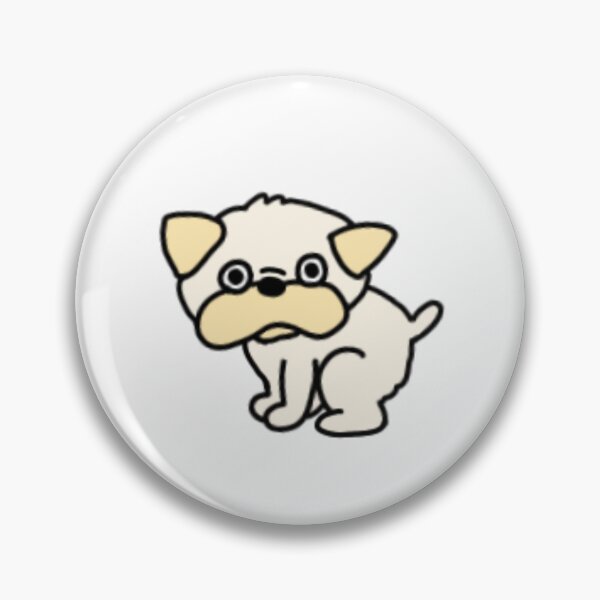 Item preview, Cute Pekingese Dog Cartoon – Kawaii Fluffy Puppy Illustration designed and sold by kpeco.