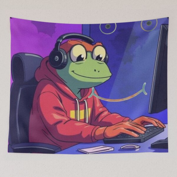 Item preview, Gaming frog designed and sold by CaseMastery.