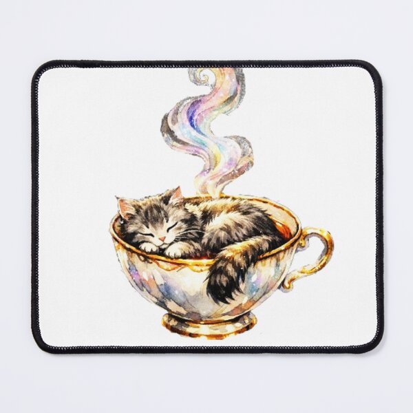 Item preview, Cat Teacup Espresso Shot Kitten designed and sold by JediKittenWars.