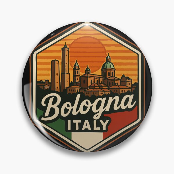 Item preview, Bologna Italy Vacation Retro Vintage Travel designed and sold by TomFrontierArt.