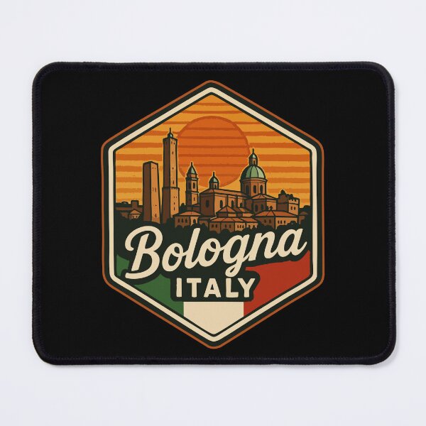 Item preview, Bologna Italy Vacation Retro Vintage Travel designed and sold by TomFrontierArt.