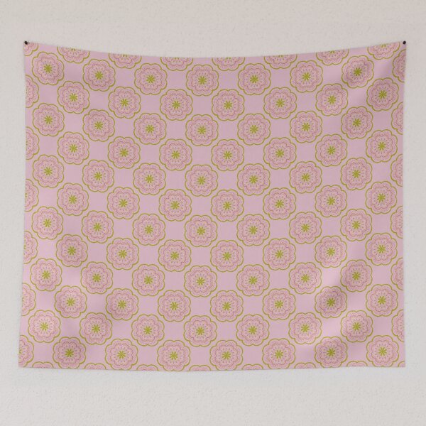 Item preview, Girly Pink & Green Y2K Pattern designed and sold by paigealayna.
