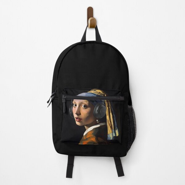 Item preview, Funny Girl with a Pearl Earring, Headphones designed and sold by Shoot-The-Moon.