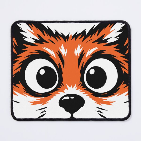Item preview, Stunned fox with expressive wide eyes — great for stickers with emotional appeal. designed and sold by Dejbar.