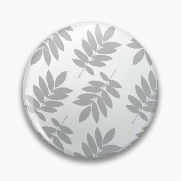 Item preview, Elder Leaf Pattern Gray on White designed and sold by NataliePaskell.