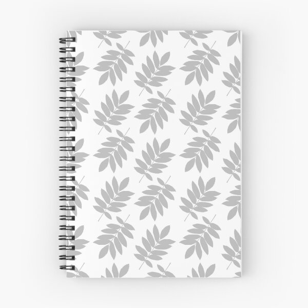 Item preview, Elder Leaf Pattern Gray on White designed and sold by NataliePaskell.