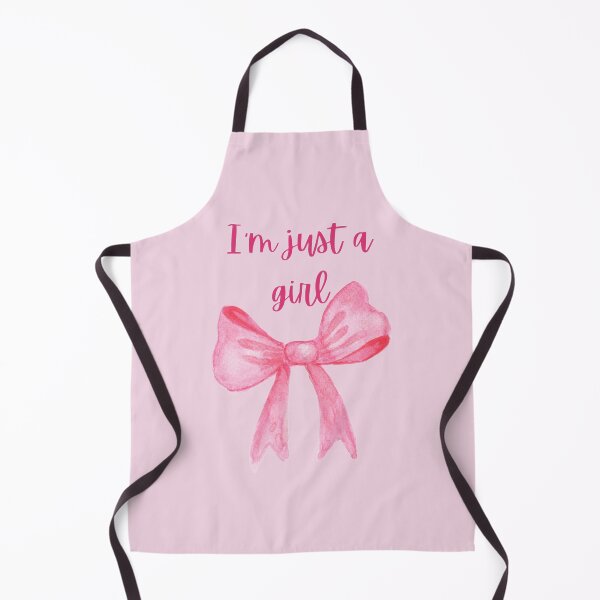 Item preview, I'm Just a Girl – Cute Pink Bow Feminine Aesthetic Design designed and sold by Artsy Corner.