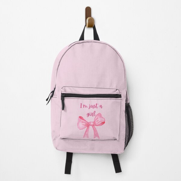 Item preview, I'm Just a Girl – Cute Pink Bow Feminine Aesthetic Design designed and sold by Artsy Corner.