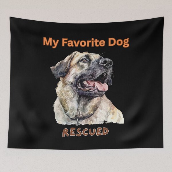Item preview, My Favorite Dog - Rescued: Mixed Breed 1a designed and sold by Rogue-Threads.