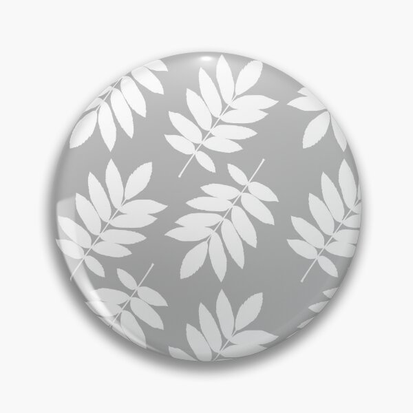 Item preview, Elder Leaf Pattern White on Gray designed and sold by NataliePaskell.
