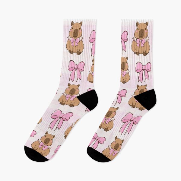 Item preview, Cute Coquette Capybara Bow Design Pink designed and sold by Pickleslane.