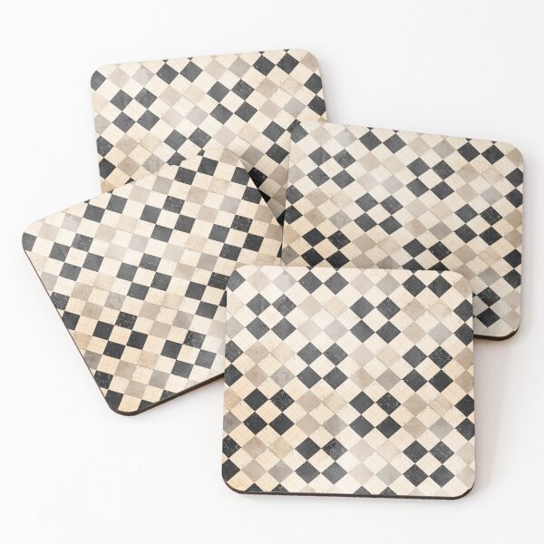 Item preview, Dark academia checkered pattern  designed and sold by FatBirdie.