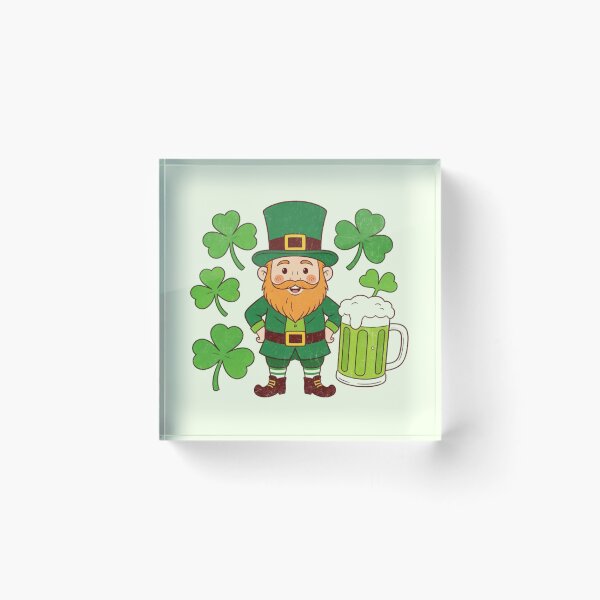 Item preview, Whimsical Leprechaun Shamrock Beer Bash designed and sold by zzz888.