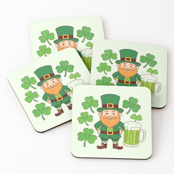 Item preview, Whimsical Leprechaun Shamrock Beer Bash designed and sold by zzz888.