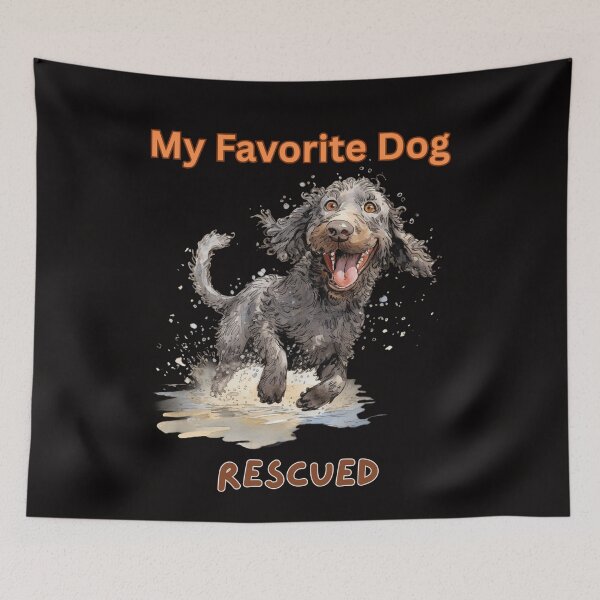 Item preview, My Favorite Dog - Rescued: Mixed Breed 3 designed and sold by Rogue-Threads.