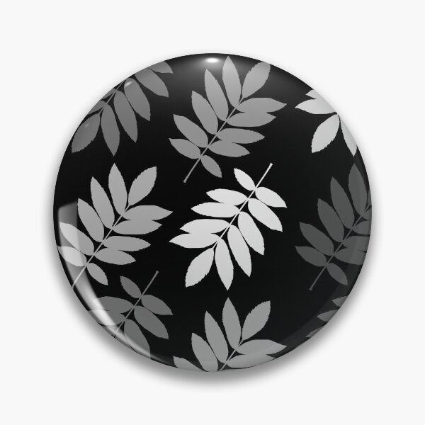 Item preview, Elder Leaf Pattern Monochrome designed and sold by NataliePaskell.
