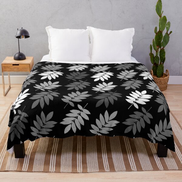 Item preview, Elder Leaf Pattern Monochrome designed and sold by NataliePaskell.