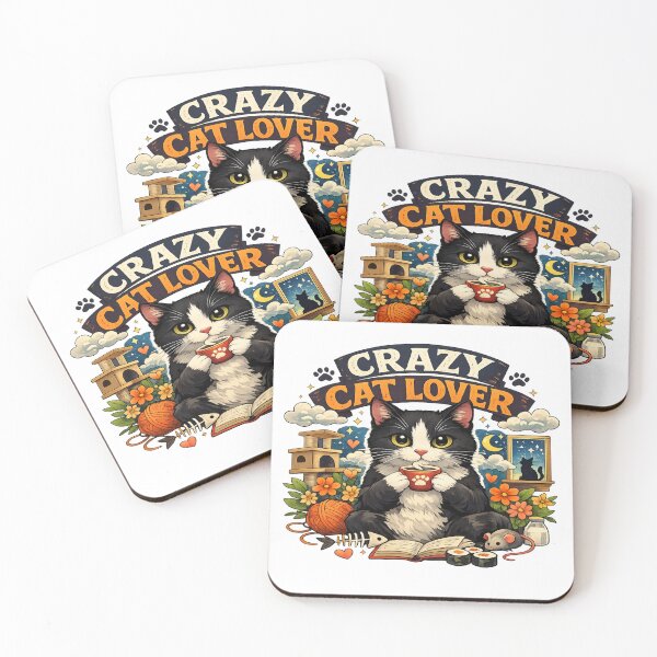 Item preview, Cat Lover Vibes – Cute Cat Design for True Cat Lovers designed and sold by MOUZAT.